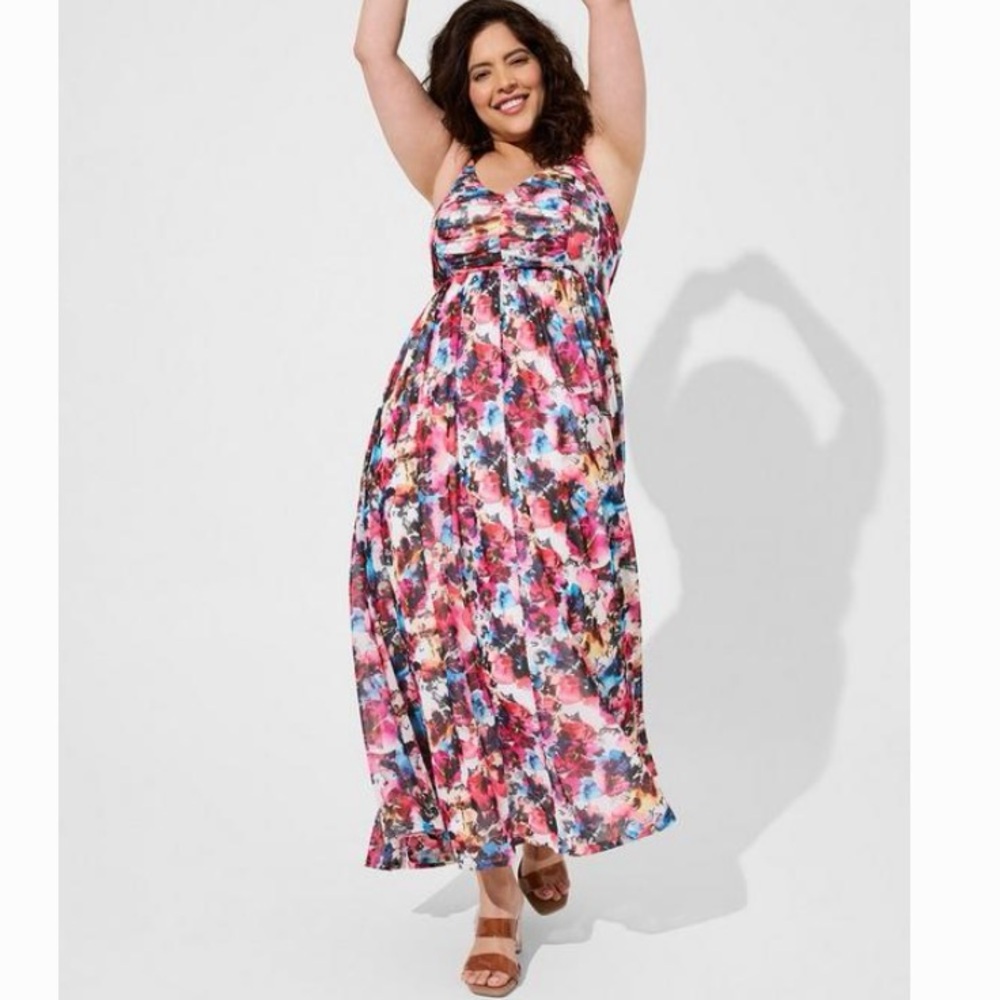 NWT Torrid Soft Mesh Maxi Dress